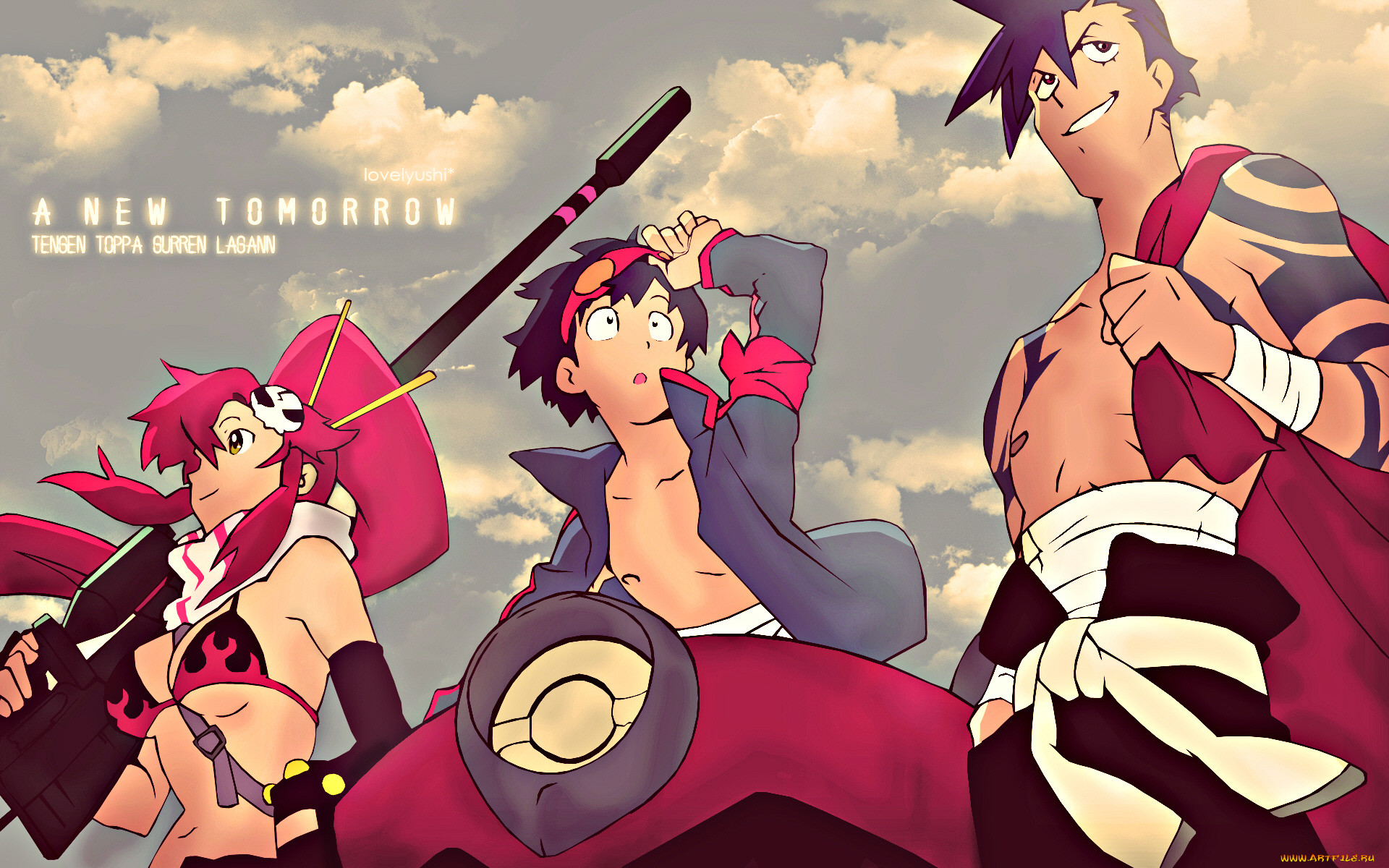 , tengen toppa gurren-lagann, -